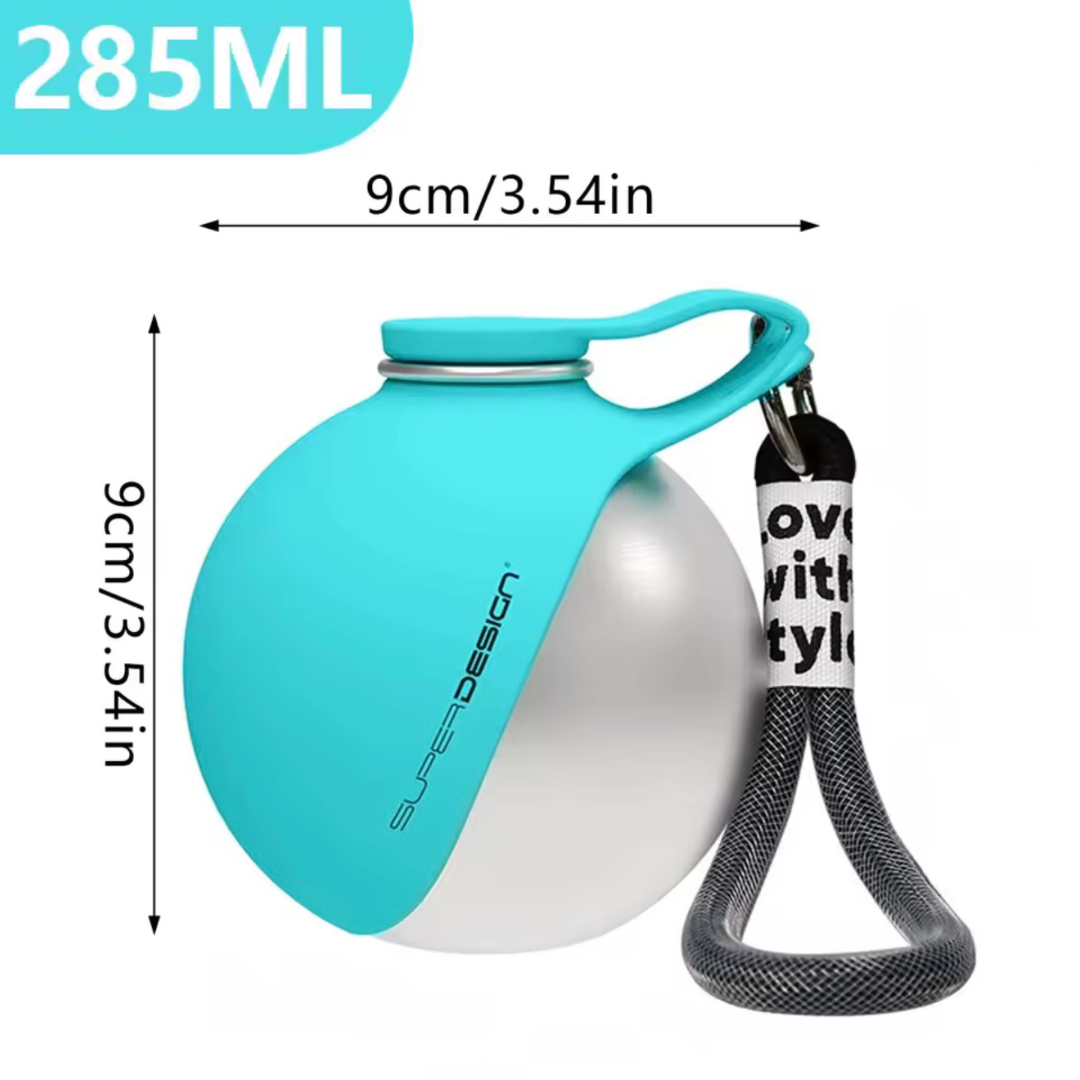 PawSip Travel Bottle aqua color image