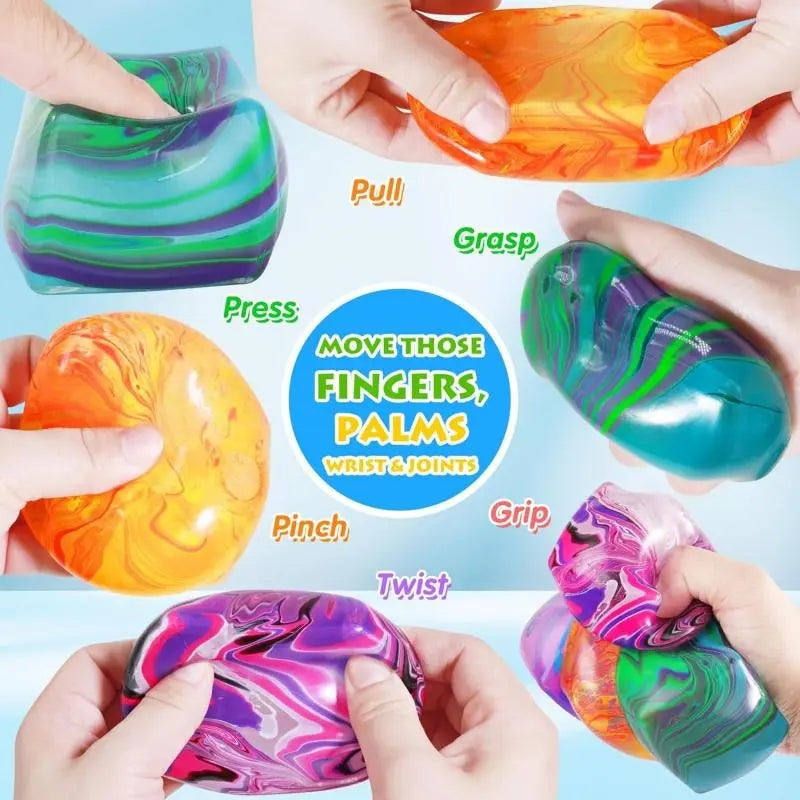 Needoh Textured Cube Squishy Stress Relief Cube Toy