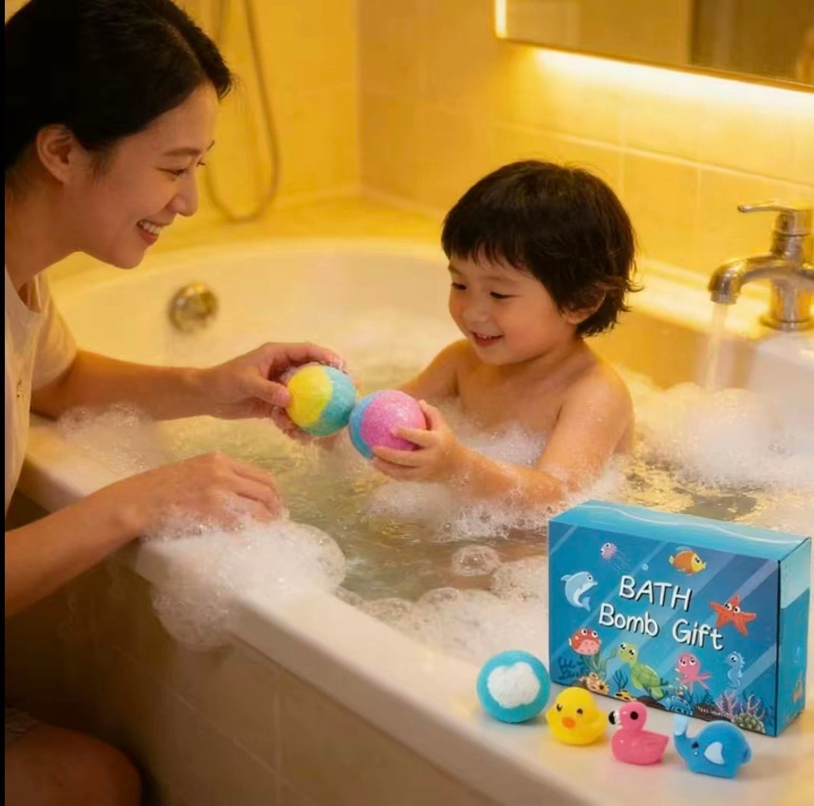 12-Piece Crazy Toy Drop Bath Bomb Set