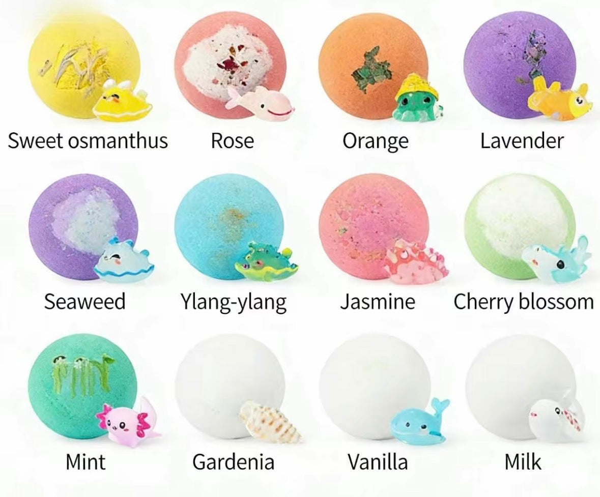12-Piece Crazy Toy Drop Bath Bomb Set