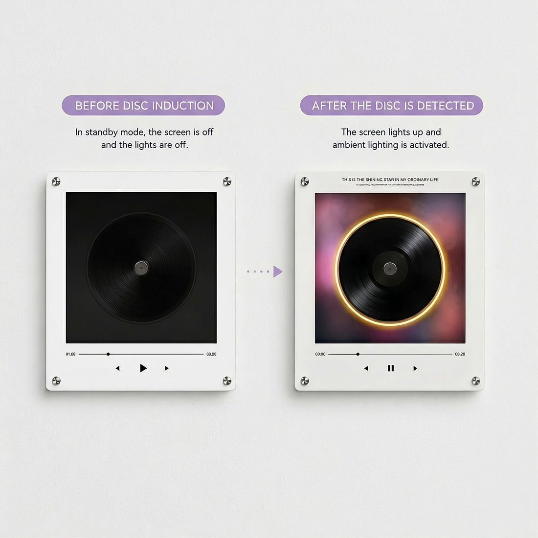 LumiDisc Custom Music Player front image