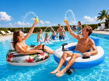 AquaCruze Motorized Pool Float main image